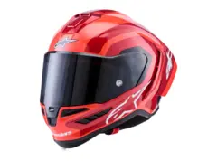 Alpinestars Supertech S-R10 Arius L Sort/Hvit/Double Red Glossy