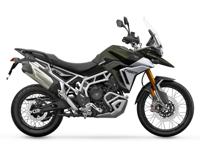 Triumph Tiger 900 Rally PRO 2026 MATT KHAKI GREEN / MATT PHANTOME BLACK 