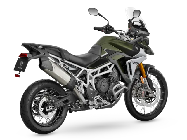 Triumph Tiger 900 Rally PRO 2026 MATT KHAKI GREEN / MATT PHANTOME BLACK 