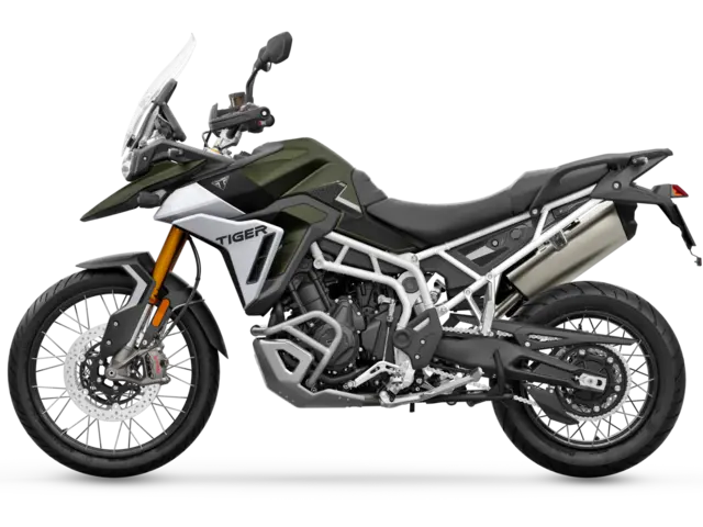 Triumph Tiger 900 Rally PRO 2026 MATT KHAKI GREEN / MATT PHANTOME BLACK 