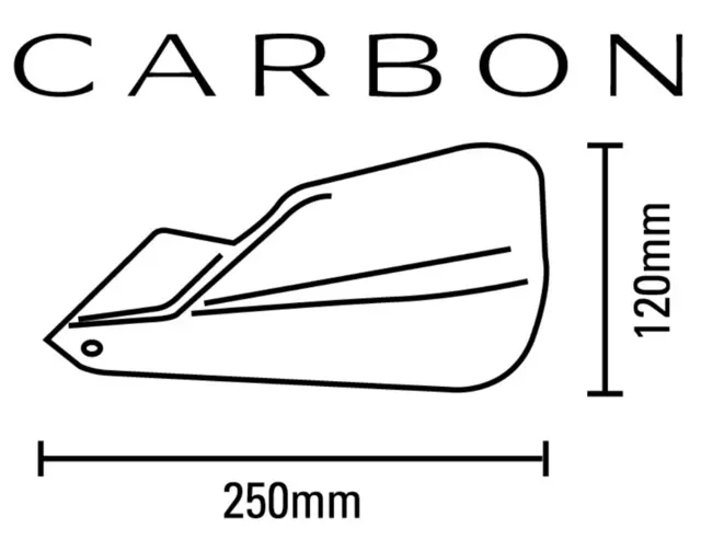 Barkbusters CARBON Handguards Kombiner med Barkbusters-feste 