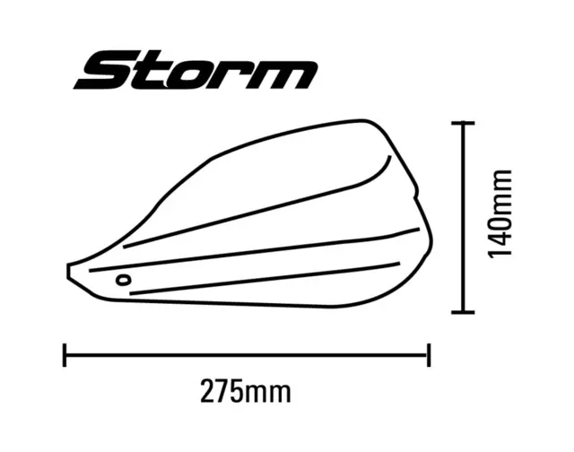 Barkbusters STORM Handguards 22 mm styreklemme 