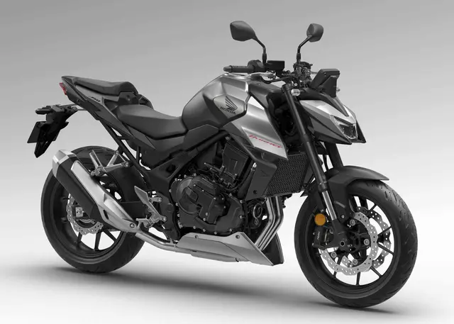 Honda CB750 Hornet 2026 WOLF SILVER METALLIC/ IRIDIUM GREY 