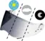 Shoei CNS2 Photochromatisk Visir Selvtonende visir til Shoei Hornet ADV06