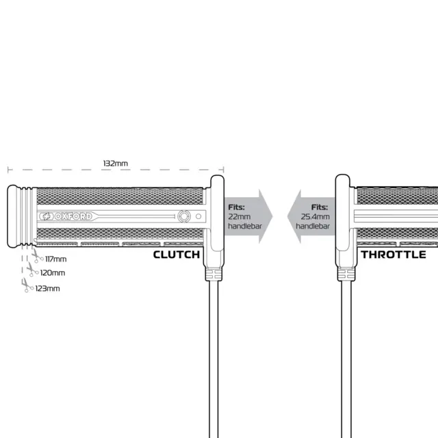 Oxford HotGrips Pro 2.0 Varmeholker Adventure 