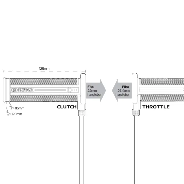 Oxford HotGrips Pro 2.0 Varmeholker Touring 