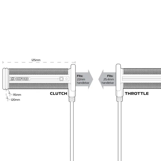 Oxford HotGrips Pro 2.0 Varmeholker Sport 