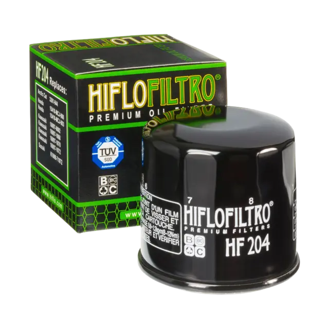 Hiflo Hf204 Oljefilter Vanlig Sort 