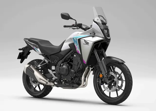 Honda NX500 2026 PEARL HORIZONE WHITE/MAT CRYPTON SILVER 