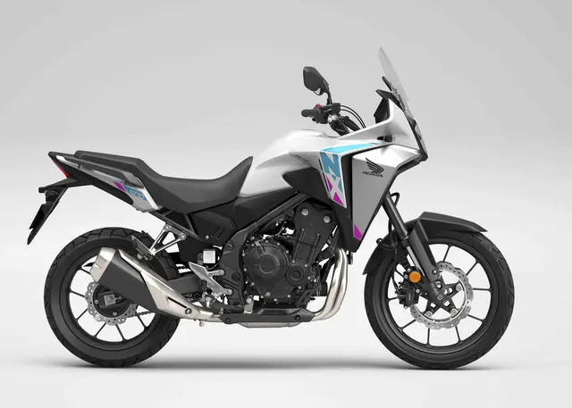 Honda NX500 2026 PEARL HORIZONE WHITE/MAT CRYPTON SILVER 