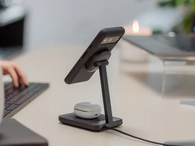 Quad Lock Dual Desktop Lader Perfekt på kontoret 