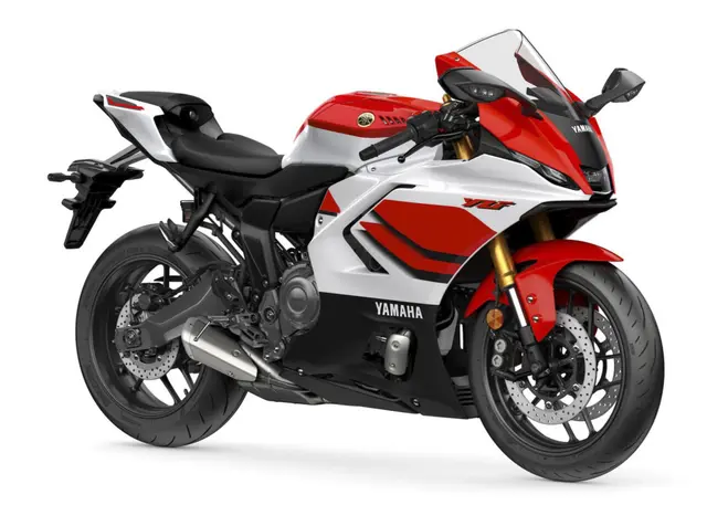 Yamaha R7 2026 Hvit/rød Velg modell og farge 