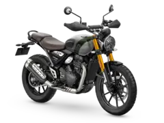 Triumph Scrambler 400 X 2027 MATT PEWTER GREY / MATT KHAKI GREEN