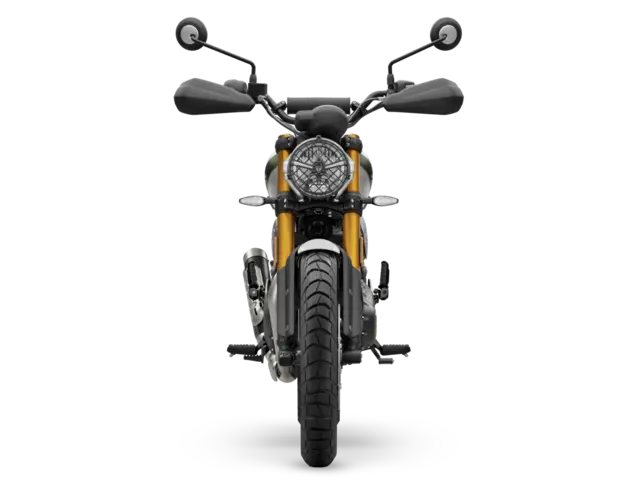 Triumph Scrambler 400 X 2027 MATT PEWTER GREY / MATT KHAKI GREEN 