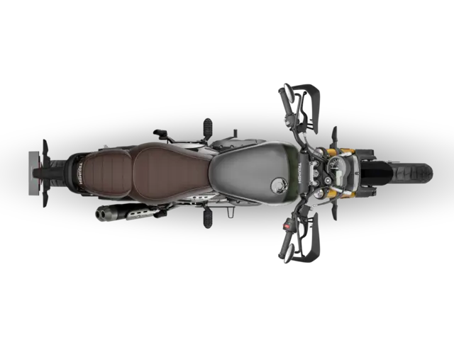 Triumph Scrambler 400 X 2027 MATT PEWTER GREY / MATT KHAKI GREEN 