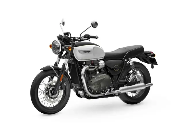 Triumph Bonneville T100 2027 SNOWDONA WHITE / SAPHIRE BLACK 