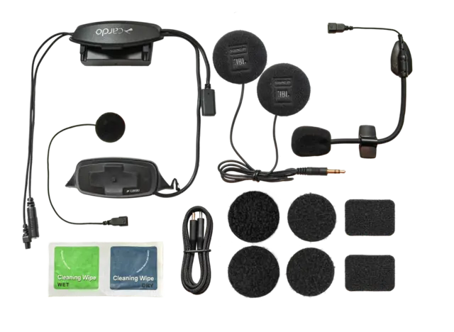 Cardo 4X-S Integrert Intercom Passer til Shoei GT-Air 3 og Neotec 3 