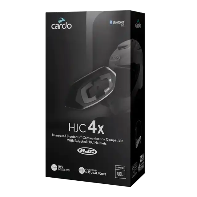 Cardo HJC 4X Intercom Integrert intercom til HJC-hjelmer 