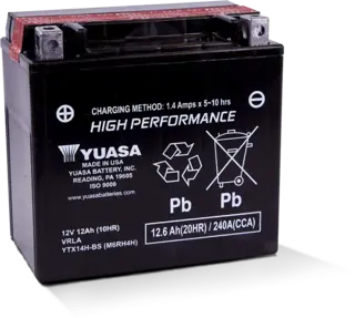 Yuasa YTX14H-BS Batteri 12V 12Ah 240CCA