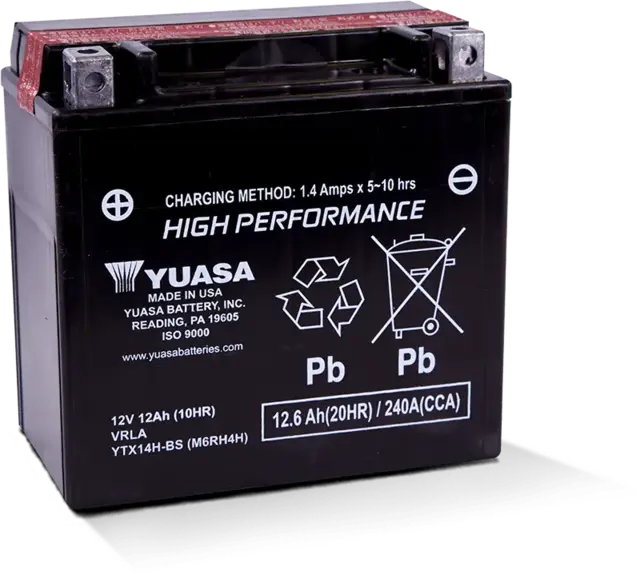 Yuasa YTX14H-BS Batteri 12V 12Ah 240CCA 